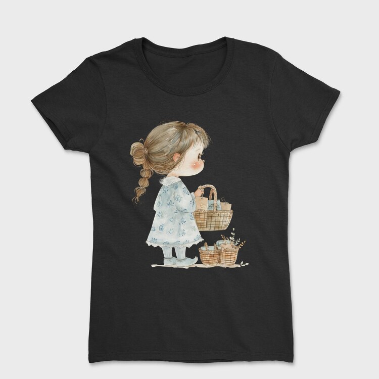 Little Girl Basket, Tricou Femei
