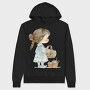 Little Girl Basket, Hanorac Oversize Barbati (Unisex)