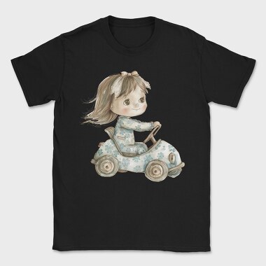 Little Girl Car, Tricou Barbati (Unisex)