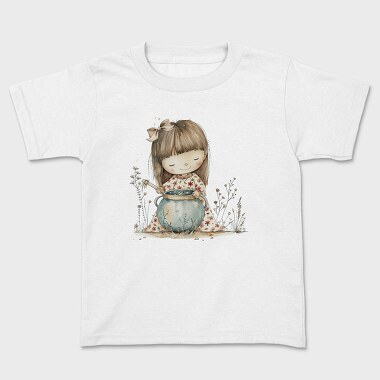 Little Girl Cooking, Tricou Copii