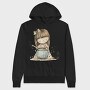 Little Girl Cooking, Hanorac Oversize Barbati (Unisex)