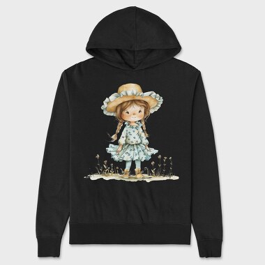 Little Girl Hat, Hanorac Oversize Barbati (Unisex)