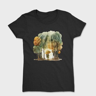 Little Gnome In Forest, Tricou Femei