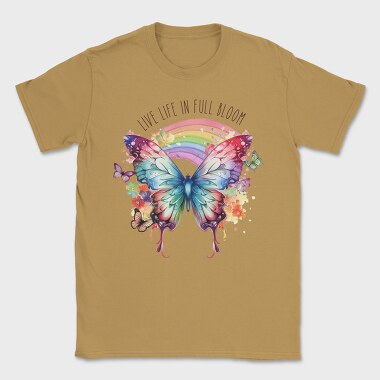 Live Life In Full Bloom, Tricou Barbati (Unisex)