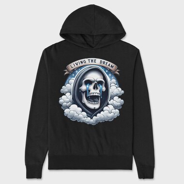 Living The Dream, Hanorac Oversize Barbati (Unisex)