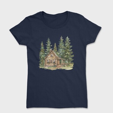 Log Cabin Forest, Tricou Femei
