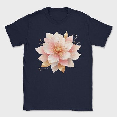 Lotus Glowy Gold, Tricou Barbati (Unisex)