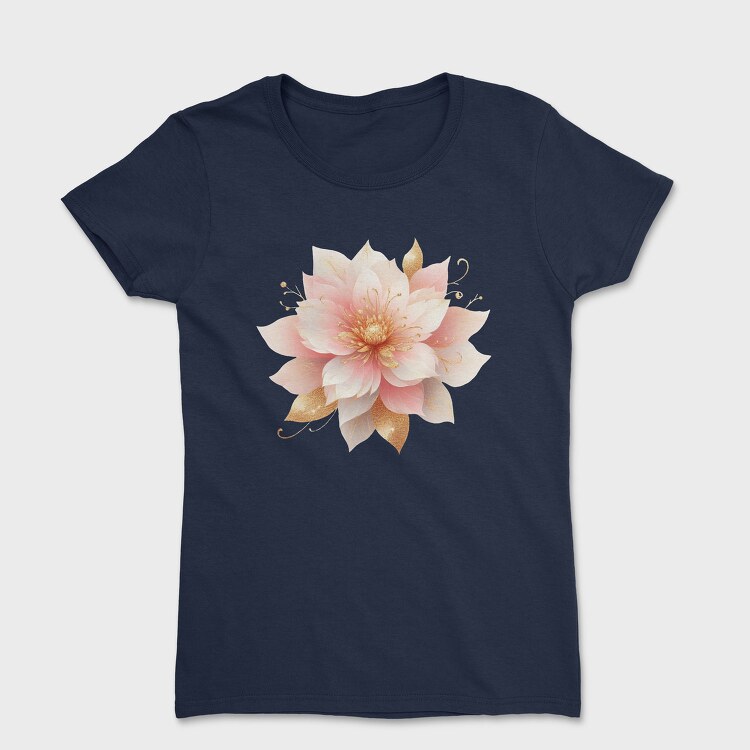 Lotus Glowy Gold, Tricou Femei