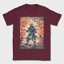 Samurai Traditional Trees, Tricou Barbati (Unisex)