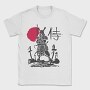 Samurai Silhouette Sun, Tricou Barbati (Unisex)