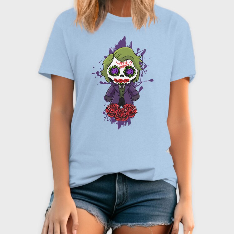 Joker Skull Roses, Tricou Barbati (Unisex)