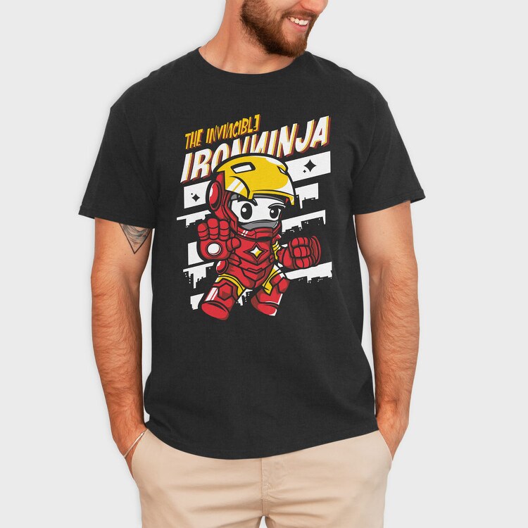 Invincible Iron Ninja, Tricou Barbati (Unisex)