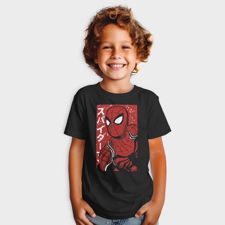 Spiderman Red Mask, Tricou Copii