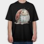 Ladybug Flower Girl, Tricou Oversize Barbati (Unisex)