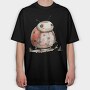 Ladybug Smile Clipart, Tricou Oversize Barbati (Unisex)