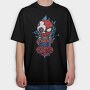 Spiderman Rose Splash, Tricou Oversize Barbati (Unisex)