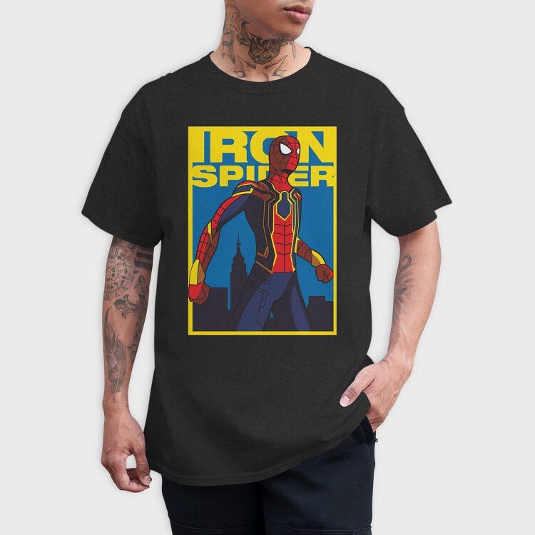 Iron Spider City, Tricou Barbati (Unisex)