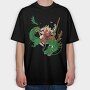 Dragon Warrior, Tricou Oversize Barbati (Unisex)