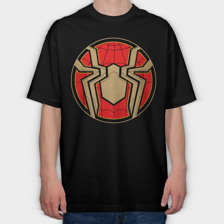 Spiderman Shield, Tricou Oversize Barbati (Unisex)