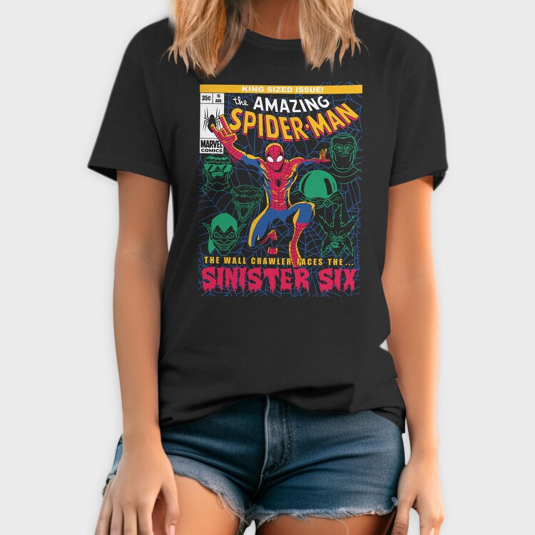 Spiderman Sinister Six, Tricou Barbati (Unisex)