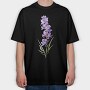 Larkspur Flower 01, Tricou Oversize Barbati (Unisex)