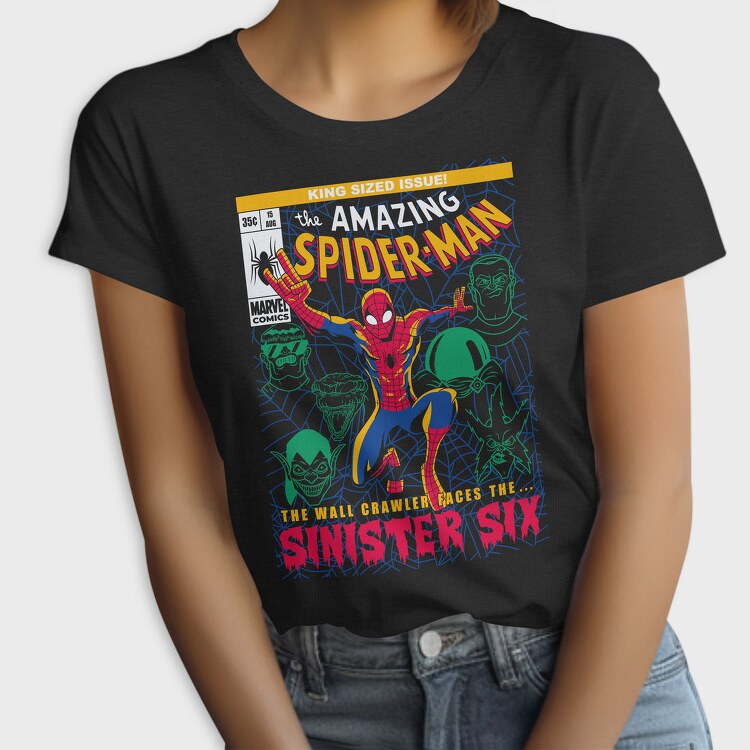 Spiderman Sinister Six, Tricou Femei