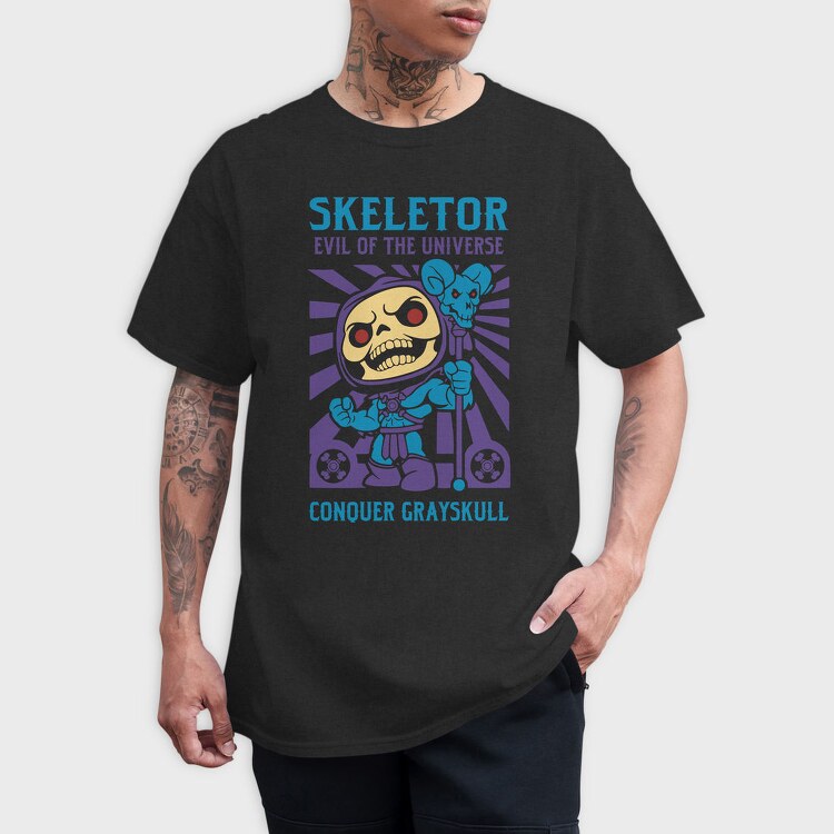 Skeletor Conquer Universe, Tricou Barbati (Unisex)