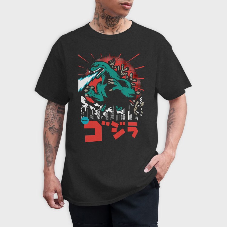 Godzilla Roar, Tricou Barbati (Unisex)