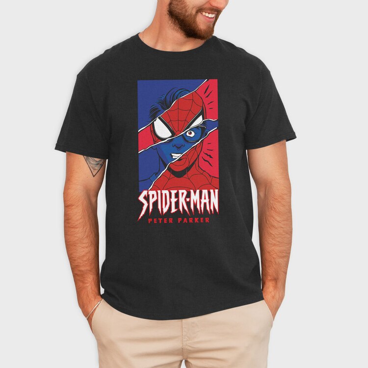Spiderman Patriot, Tricou Barbati (Unisex)