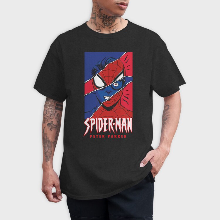 Spiderman Patriot, Tricou Barbati (Unisex)
