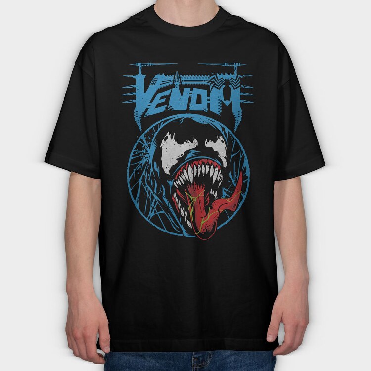 Venomous, Tricou Oversize Barbati (Unisex)