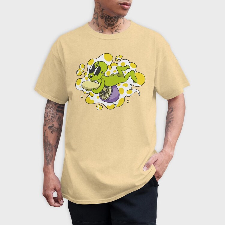 Mushroom Alien, Tricou Barbati (Unisex)