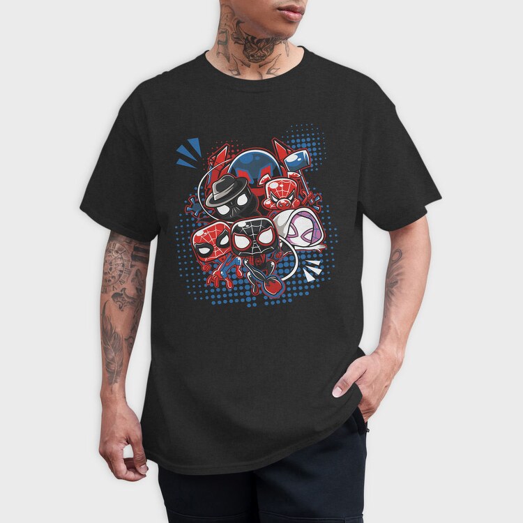 Spiderman Pop Art, Tricou Barbati (Unisex)