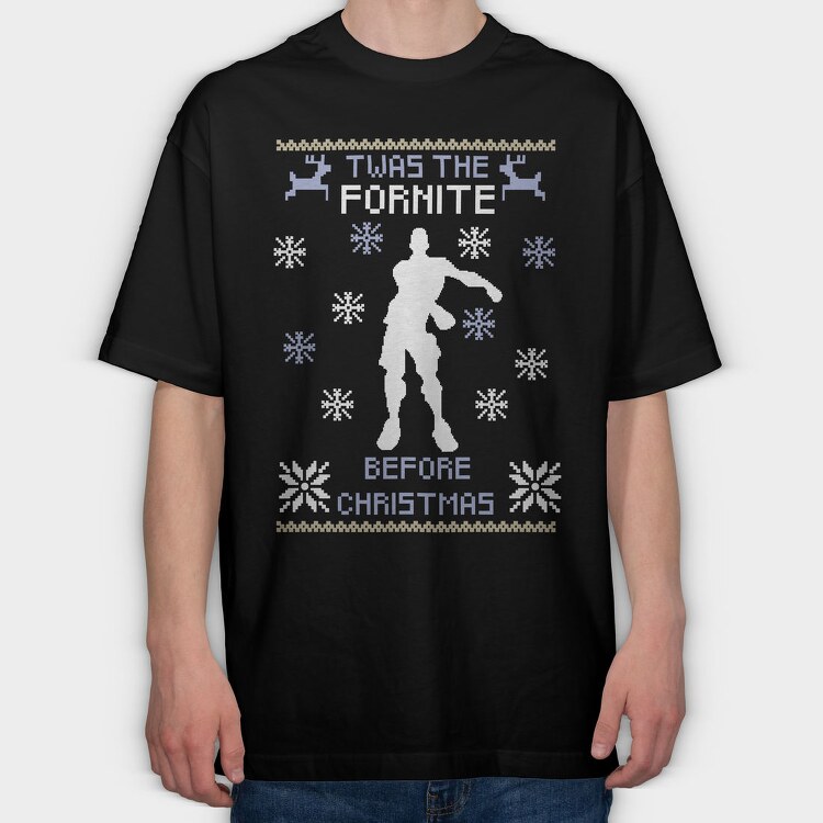 Twas The Before Christmas, Tricou Oversize Barbati (Unisex)