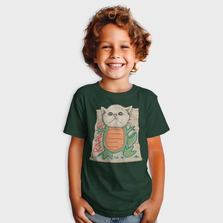 Dinosaur Cat, Tricou Copii