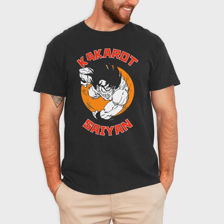 Kakarot Saiyan, Tricou Barbati (Unisex)