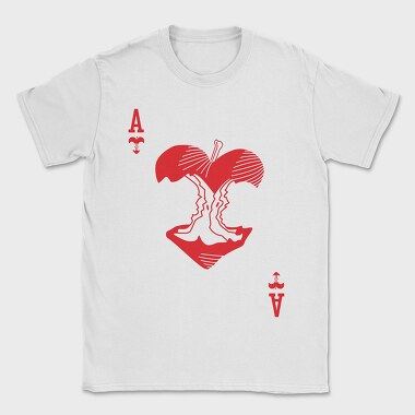 Ace Of Hearts, Tricou Barbati (Unisex)