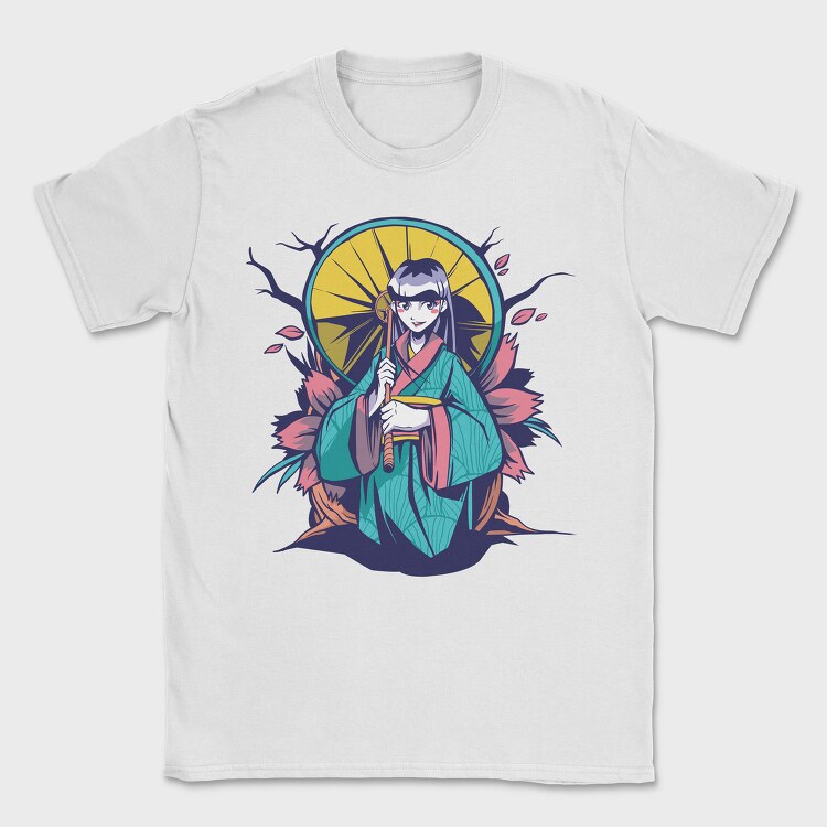 Autumn Geisha, Tricou Barbati (Unisex)