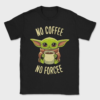 Baby Yoda Coffee, Tricou Barbati (Unisex)