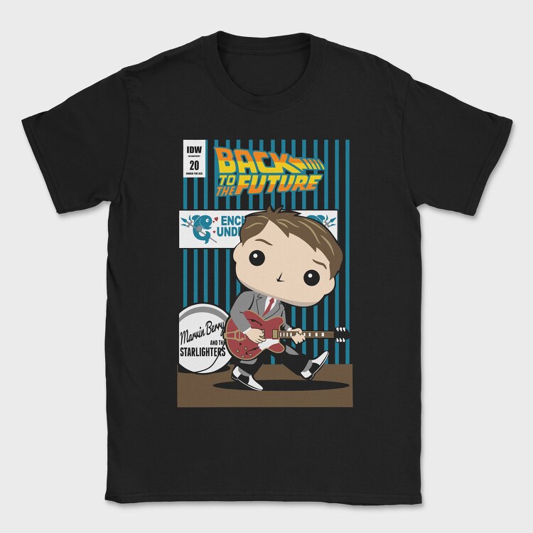 Back To The Future Guitar Boy, Tricou Barbati (Unisex)