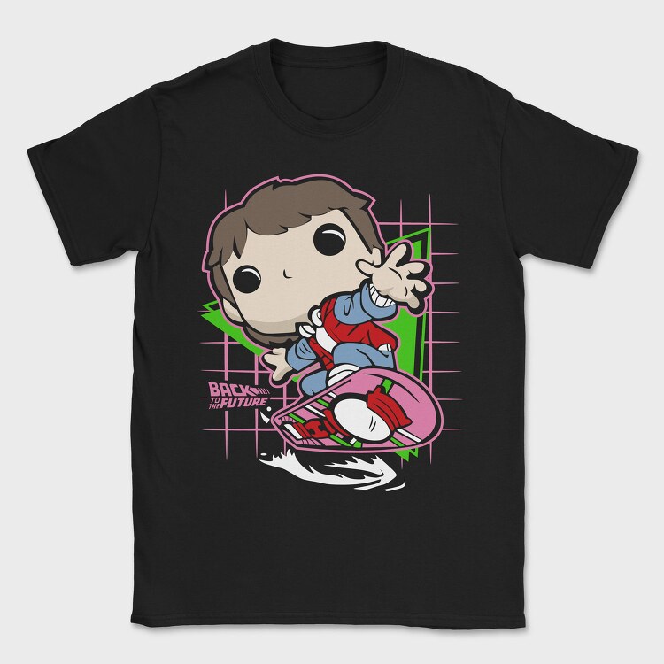 Back To The Future Hoverboard, Tricou Barbati (Unisex)
