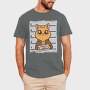 Mugshot Cat, Tricou Barbati (Unisex)