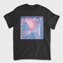 City Vaporwave, Tricou Barbati (Unisex)