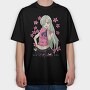 Elizabeth Cherry Blossom, Tricou Oversize Barbati (Unisex)