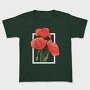Watercolor Poppies, Tricou Copii