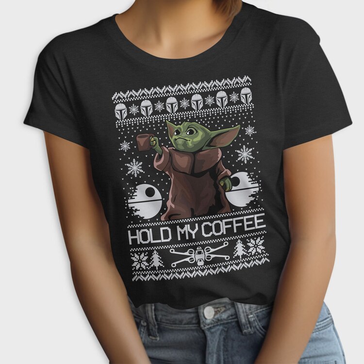 Yoda Coffee Sweater, Tricou Femei