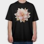 Lotus Glowy Gold, Tricou Oversize Barbati (Unisex)