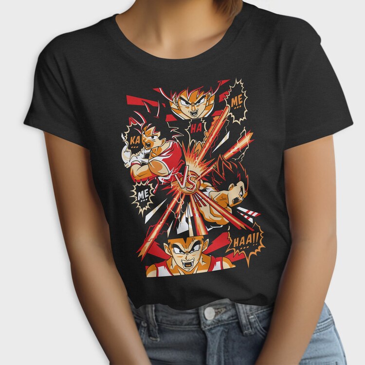 Goku Vs Vegeta, Tricou Femei