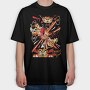 Goku Vs Vegeta, Tricou Oversize Barbati (Unisex)
