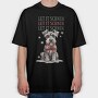 Let It Schnaua, Tricou Oversize Barbati (Unisex)